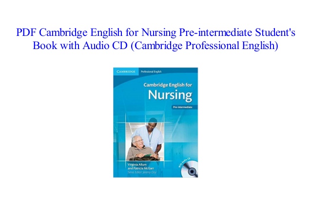 English textbooks for nursing students pdf 2017